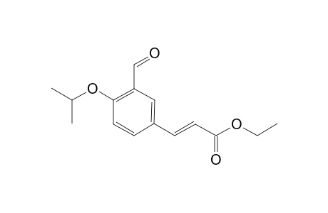 (E)-3-(3-Formyl-4-isopropyloxyphenyl)ethyl acrylate