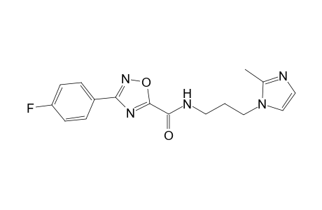 1,2,4-Oxadiazole-5-carboxamide, 3-(4-fluorophenyl)-N-[3-(2-methyl-1H-imidazol-1-yl)propyl]-