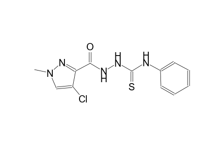 2-[(4-chloro-1-methyl-1H-pyrazol-3-yl)carbonyl]-N-phenylhydrazinecarbothioamide