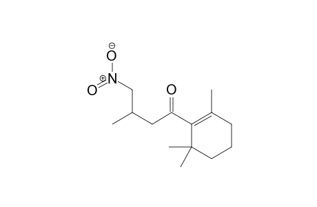 3-Methyl-4-nitro-1-(2',6',6'-trimethylcyclohex-1-en-1-yl)butan-1-one