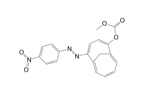 5-(4-nitrophenylazo)-2-(methoxycarbonyloxy)-1,6-methano[10]annulene