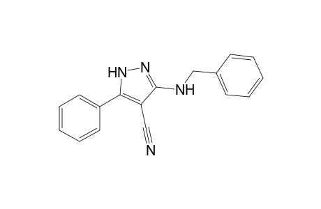 3-(N-Benzylamino)-5-phenyl-1H-pyrazole-4-carbonitrile