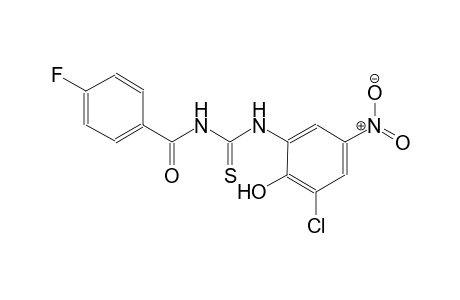N-(3-chloro-2-hydroxy-5-nitrophenyl)-N'-(4-fluorobenzoyl)thiourea
