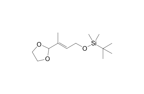 tert-Butyl-[(E)-3-(1,3-dioxolan-2-yl)but-2-enoxy]-dimethyl-silane