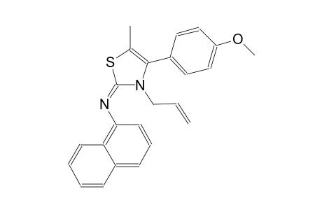N-((2E)-3-allyl-4-(4-methoxyphenyl)-5-methyl-1,3-thiazol-2(3H)-ylidene)-1-naphthalenamine