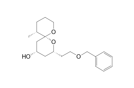 (2R,4S,6R,11R)-2-(2-(Benzyloxy)ethyl)-11-methyl-1,7-dioxaspiro[5.5]undecan-4-ol