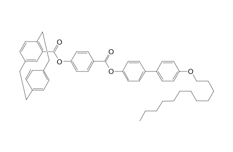 4-[[4'-(Dodecyloxy)-[1,1'-biphenyl-4'-yl]oxycarbonyl}phenyl Tricyclo[8.2.2.2(6,7)]hexadeca-4,6,10,12,13,15-hexaene-5-carboxylate