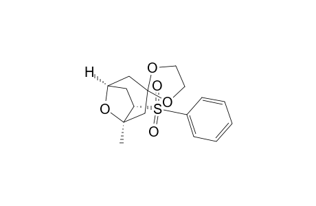 (1'S,5'R,6'S)-5'-methyl-6'-(phenylsulfonyl)spiro[1,3-dioxolane-2,3'-8-oxabicyclo[3.2.1]octane]