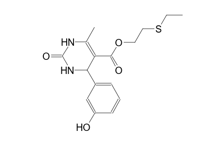5-pyrimidinecarboxylic acid, 1,2,3,4-tetrahydro-4-(3-hydroxyphenyl)-6-methyl-2-oxo-, 2-(ethylthio)ethyl ester