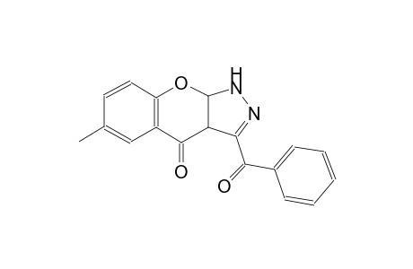 3-benzoyl-6-methyl-3a,9a-dihydrochromeno[2,3-c]pyrazol-4(1H)-one