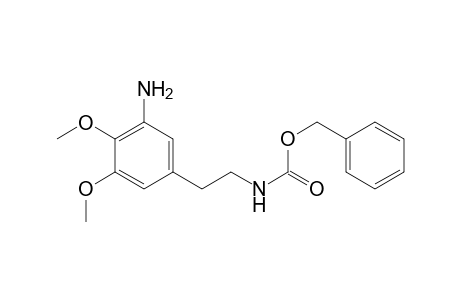 Carbamic acid, [2-(3-amino-4,5-dimethoxyphenyl)ethyl]-, phenylmethyl ester