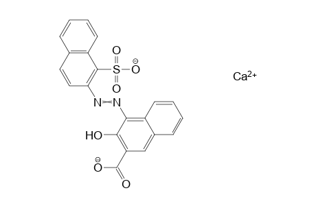 2-Naphthalenecarboxylic acid, 3-hydroxy-4-[(1-sulfo-2-naphthalenyl)azo]-, calcium salt