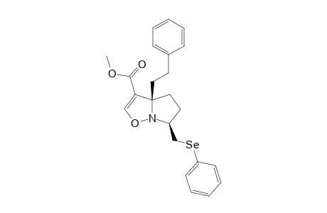 Methyl 5-phenethyl-8-[(phenylseleno)methyl]-2-oxa-1-azabicyclo[3.3.0]oct-3-ene-4-carboxylate