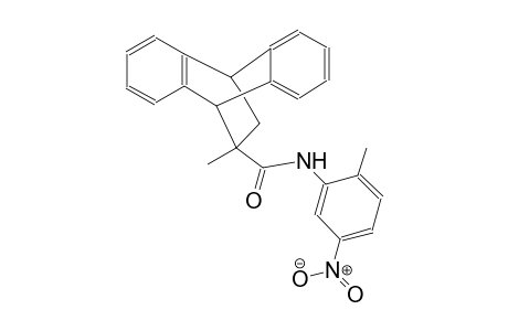 12-methyl-N-(2-methyl-5-nitrophenyl)-9,10-dihydro-9,10-ethanoanthracene-12-carboxamide