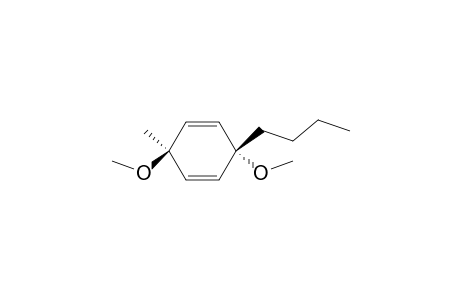cis-3-Butyl-3,6-dimethoxy-6-methylcyclohexa-1,4-diene