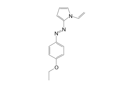 2-(4-ETHOXYPHENYLAZO)-1-VINYLPYRROLE