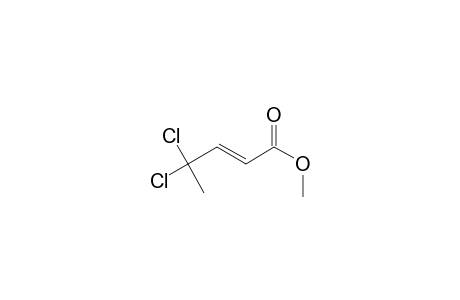 (E)-Methyl 4,4-dichloro-2-pentenoate