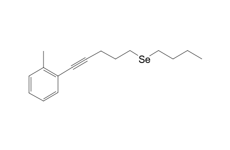 1-Butylseleno-5-o-tolyl-pent-4-yne