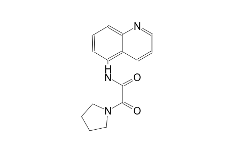 2-oxo-2-(1-pyrrolidinyl)-N-(5-quinolinyl)acetamide