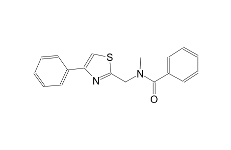 N-methyl-N-[(4-phenyl-1,3-thiazol-2-yl)methyl]benzamide