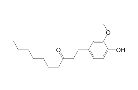 (Z)-1-(3-methoxy-4-oxidanyl-phenyl)dec-4-en-3-one