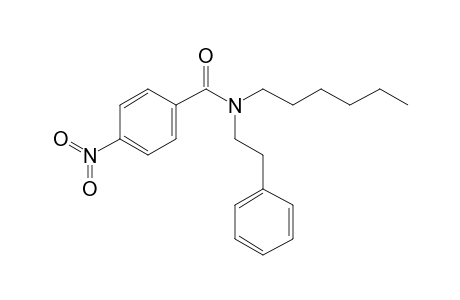 Benzamide, 4-nitro-N-(2-phenylethyl)-N-hexyl-