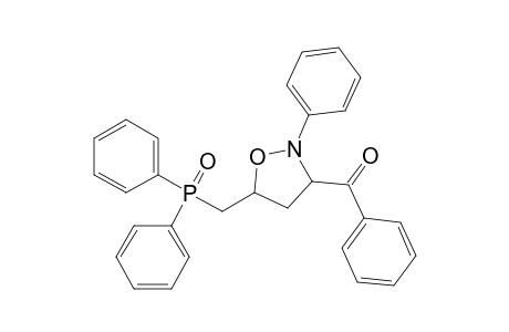 3-Benzoyl-5-diphenylphosphinoylmethyl-2-phenylisoxazolidine