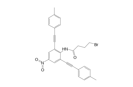 2,6-Bis(4-ethynyltoluene)-4-nitro-N-(4-bromobutyrylamide)aniline