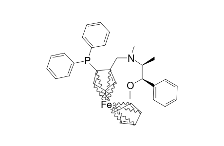 [1R,2S,R-(P)]-N-(2-DIPHENYLPHOSPHINOFFERROCENYLMETHYL)-N-METHYL-1-METHOXY-1-PHENYLPROP-2-YLAMINE