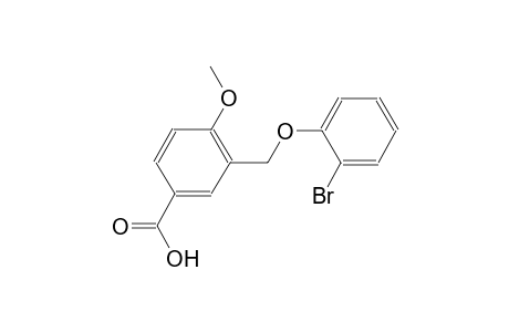 3-[(2-bromophenoxy)methyl]-4-methoxybenzoic acid
