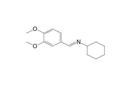 N-[(E)-(3,4-Dimethoxyphenyl)methylidene]cyclohexanamine