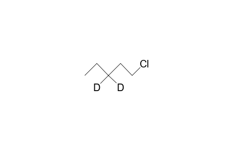 1-Chloro-3,3-dideuterio-pentane