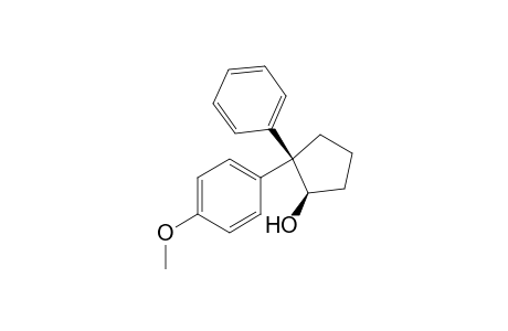 Cyclopentanol, 2-(4-methoxyphenyl)-2-phenyl-, cis-