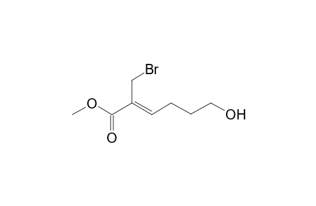 (Z)-6-hydroxy-2-(bromomethyl)-2-hexenoic acid, methyl ester