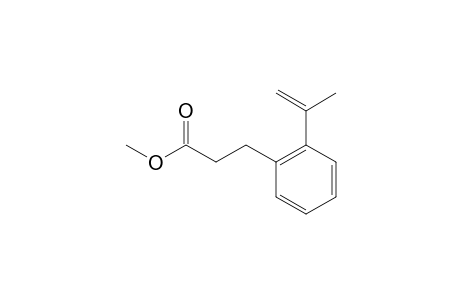 Methyl 3-(2-isopropenylphenyl)propanoate