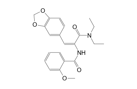 N-{(E)-2-(1,3-benzodioxol-5-yl)-1-[(diethylamino)carbonyl]ethenyl}-2-methoxybenzamide