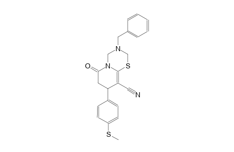 2H,6H-pyrido[2,1-b][1,3,5]thiadiazine-9-carbonitrile, 3,4,7,8-tetrahydro-8-[4-(methylthio)phenyl]-6-oxo-3-(phenylmethyl)-