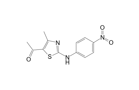 5-Acetyl-4-methyl-2-(p-nitrophenylamino)-thiazole