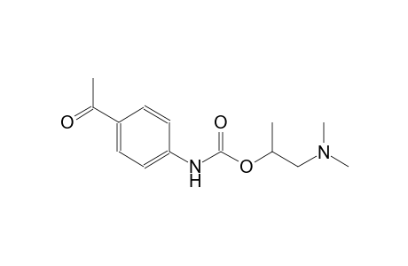 2-(dimethylamino)-1-methylethyl 4-acetylphenylcarbamate