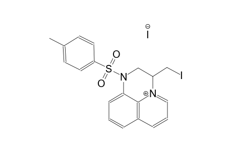 3-(iodomethyl)-1-[(4-methylphenyl)sulfonyl]-1H,2H,3H-pyrido[1,2,3-de]quinoxalin-4-ium iodide