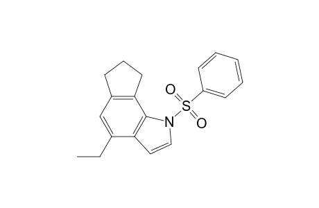 4-Ethyl-1-phenylsulfonyl-1,6,7,8-tetrahydrocyclopenta[g]indole