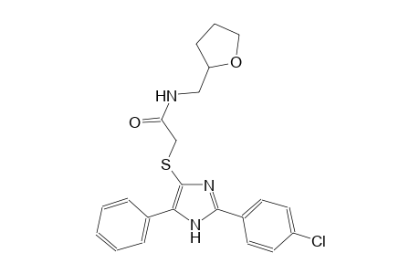 acetamide, 2-[[2-(4-chlorophenyl)-5-phenyl-1H-imidazol-4-yl]thio]-N-[(tetrahydro-2-furanyl)methyl]-