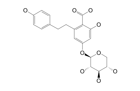 2-CARBOXY-3,4'-DIHYDROXY-5-BETA-D-XYLOPYRANOSYLOXYBIBENZYL