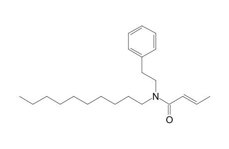 Crotonamide, N-(2-phenylethyl)-N-decyl-