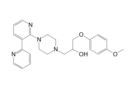 1-(4-Methoxyphenoxy)-3-[4-[3-(2-pyridyl)-2-pyridyl]piperazin-1-yl]propan-2-ol