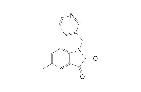5-methyl-1-(3-pyridinylmethyl)-1H-indole-2,3-dione