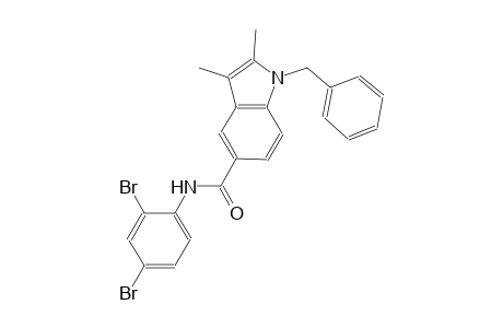 1-benzyl-N-(2,4-dibromophenyl)-2,3-dimethyl-1H-indole-5-carboxamide