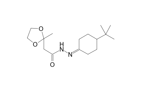 N'-(4-tert-butylcyclohexylidene)-2-(2-methyl-1,3-dioxolan-2-yl)acetohydrazide