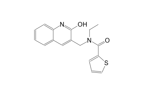 N-ethyl-N-[(2-hydroxy-3-quinolinyl)methyl]-2-thiophenecarboxamide
