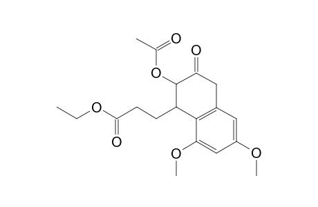Ethyl 3-[1-(2-acetoxy-1,2,3,4-tetrahydro-6,8-dimethoxynaphthlyl)]-3-oxopropanoate